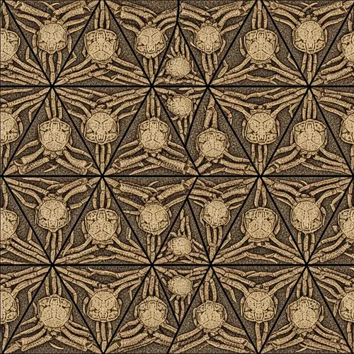 Stunning Triangular Tessellation Art Design