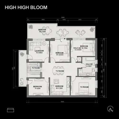 Modern 3-Bedroom House Blueprint | AutoCAD Design