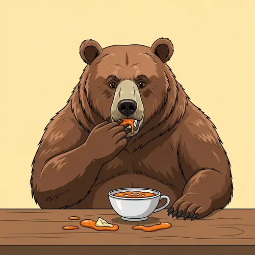 Strong Bear No Longer Eats Sauce - Wildlife Update