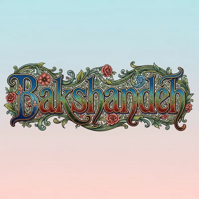 Bakshandeh Word Art in Classic Style