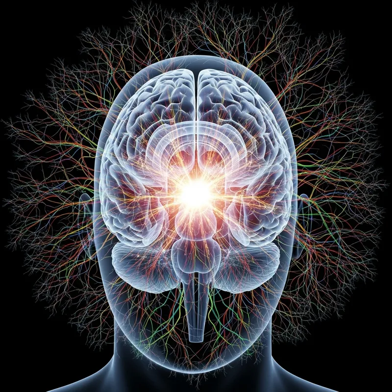 New Neural Connections in the Human Brain: Illustrated Growth and Activity