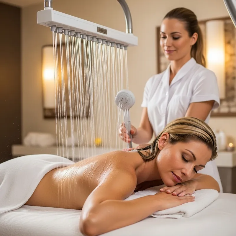 Relaxing Vichy Shower Treatment at a Spa