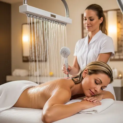 Relaxing Vichy Shower Treatment at a Spa