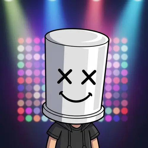 Marshmello on Disco Stage
