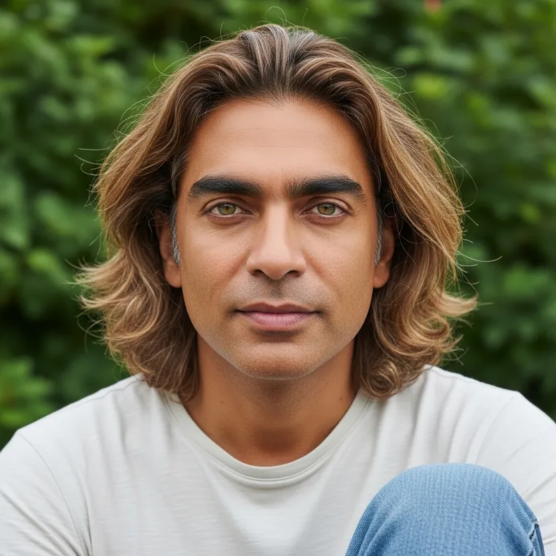 Stunning South Asian Man with Prominent Features
