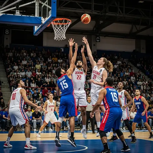 Diverse Basketball Tournament with Intense Action | Exciting Atmosphere