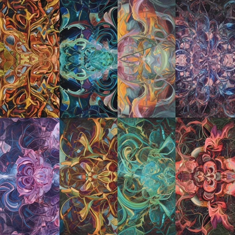 Colorful Abstract Patterns - A Vibrant Display