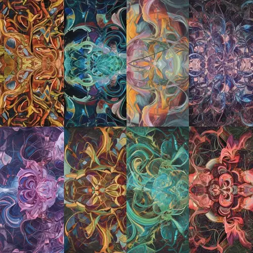 Colorful & Vibrant Abstract Patterns Display