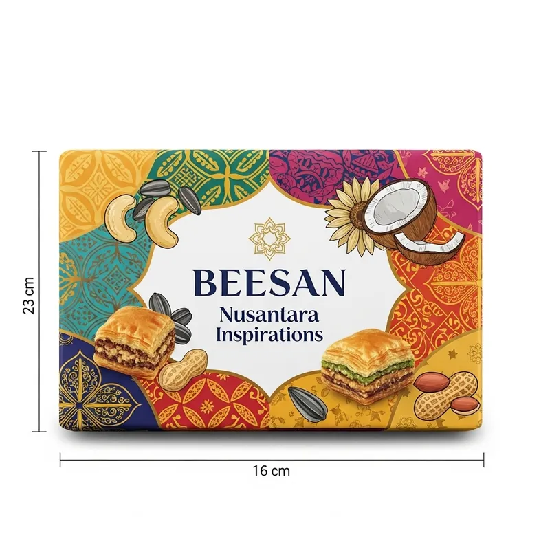 Vibrant Indonesian Heritage Inspired Baklava Packaging | BEESAN
