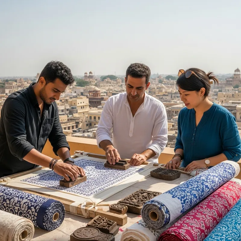 Handblock Printing in Jaipur, Rajasthan - Ancient Craft Tradition