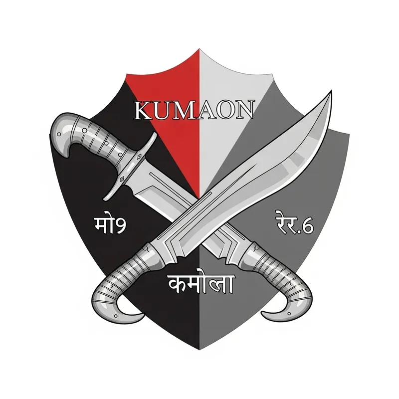 Kumaon Regiment Insignia, 4K Quality