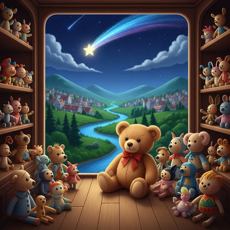 Teddy's Magical Night: Toy Store Adventure in a Cozy Town Teddy's Magical Night: Toy Store Adventure in a Cozy Town