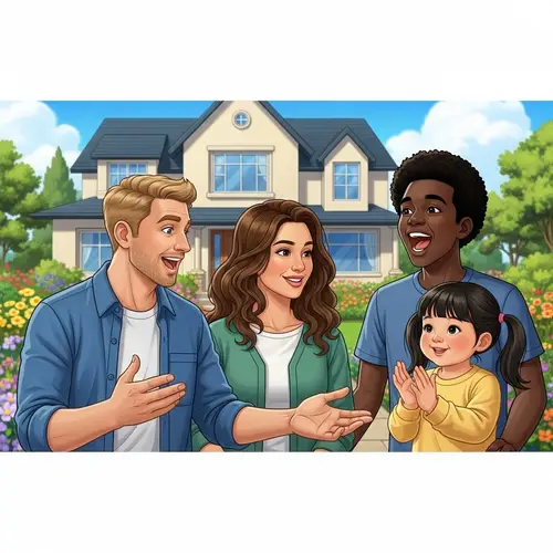 Multicultural Family Fun | Outdoor Scene with Laughter & Joy