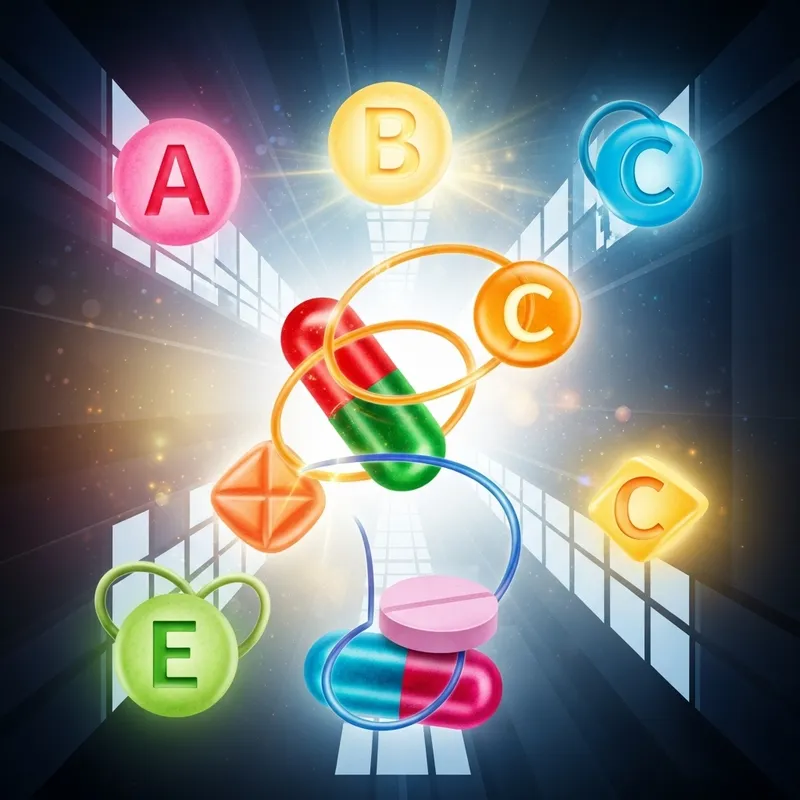 Vibrantly Colored Vitamins Spectrum - Elegance of Nature's Nutrition Vibrantly Colored Vitamins Spectrum - Elegance of Nature's Nutrition