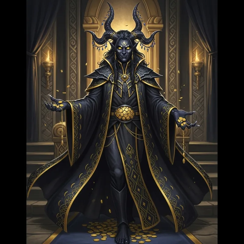 Mareak of the Night Realm: Dark Enigma of Wealth and Cunning