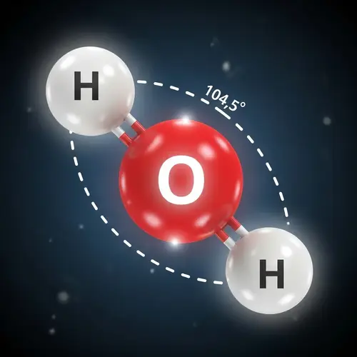 3D Water Molecule Rendering: Scientifically Accurate Visual