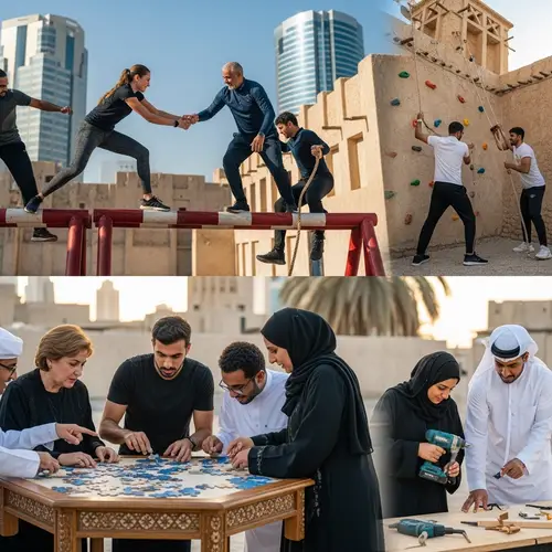 Qatari People Overcoming Challenges - Unity, Cooperation, Resilience