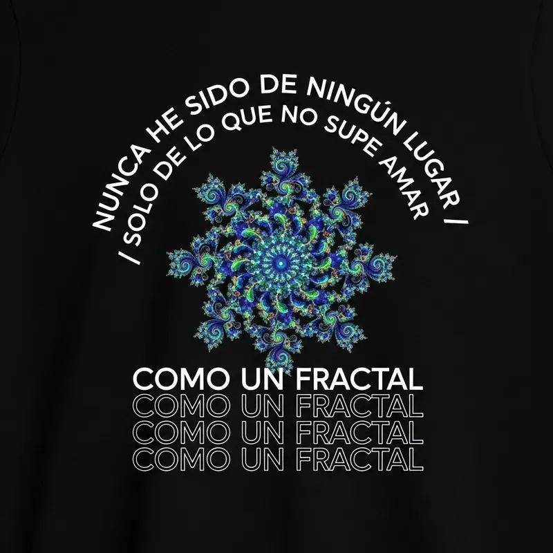 Circular Fractal Margarita Siempre Viva Shirt Design