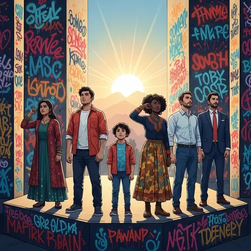 Empowerment & Diversity | Bold, Vibrant Scene