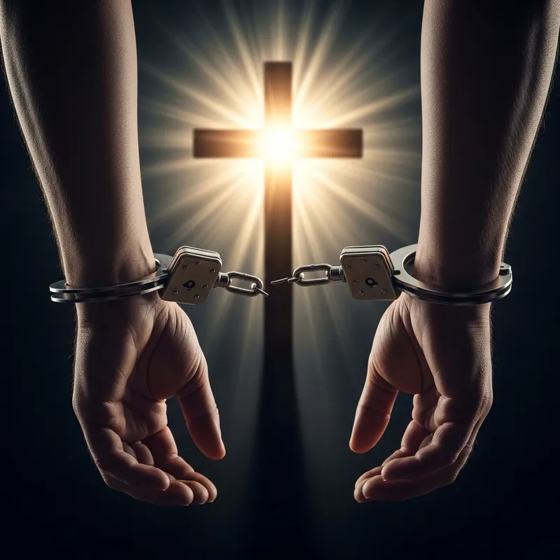 Liberation: Chains Broken, Christian Cross Shining