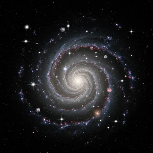 Ethereal Galaxy Vista: Celestial Beauty and Wonder