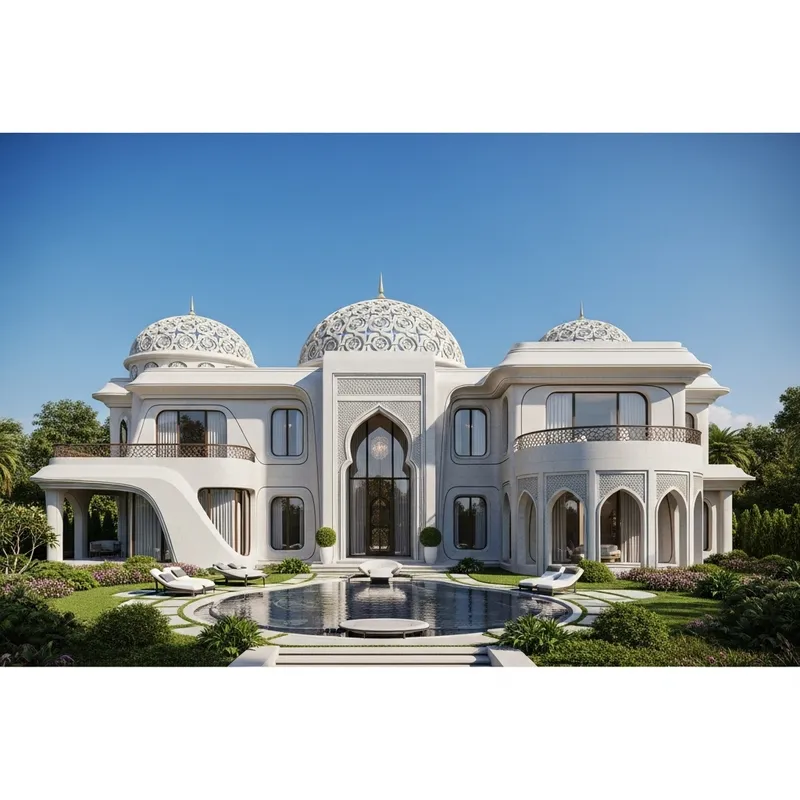 Zaha Hadid Inspired Islamic Villa – A Design Fusion