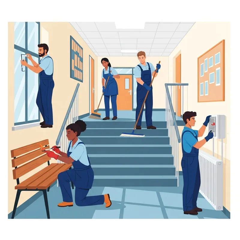 School Maintenance: Dedicated Workforce in Action