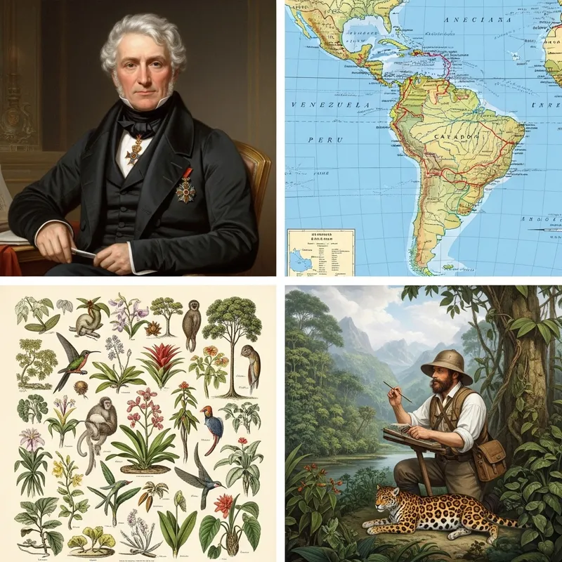 Alexander von Humboldt: Portrait, Exploration Map, Flora & Fauna, Field Work
