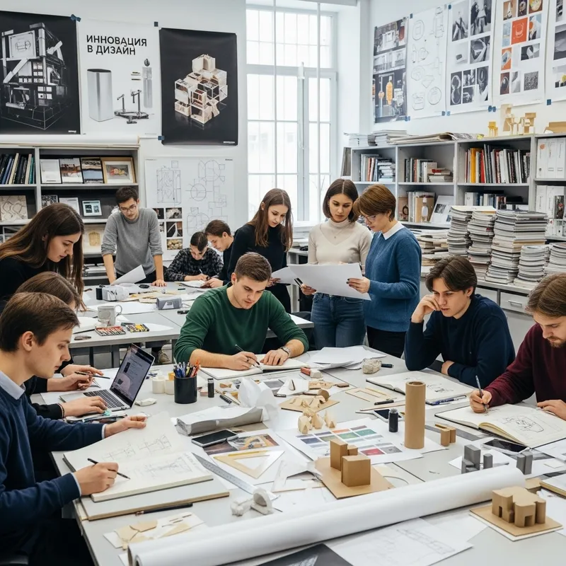 Russian Design Students Workshop at University