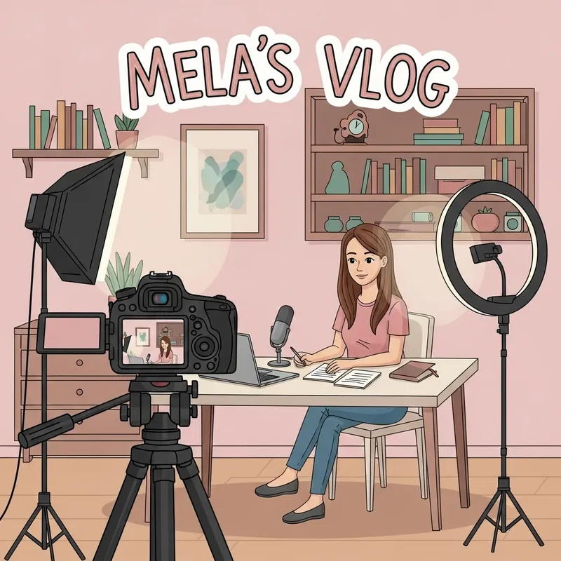 Mela's Vlog Setup: Behind-the-Scenes of a Lifestyle YouTuber