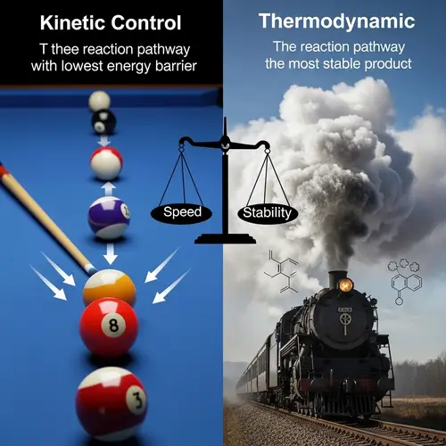 Kinetic vs Thermodynamic Control in Chemical Reactions: Speed vs Stability