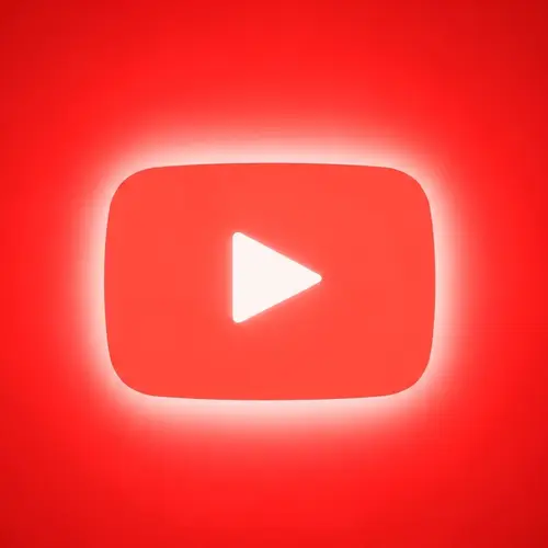 YouTube Logo Design | Bright Red Background