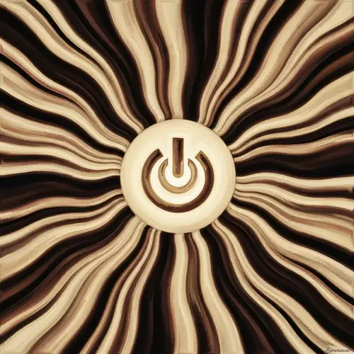 Empowerment Abstract Artwork: Strength & Determination