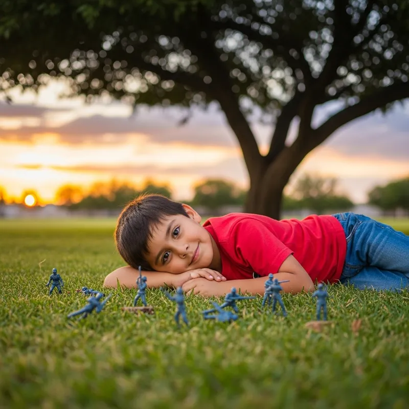Brave Boy Conquers 100 Warriors: An Epic Resting Tale