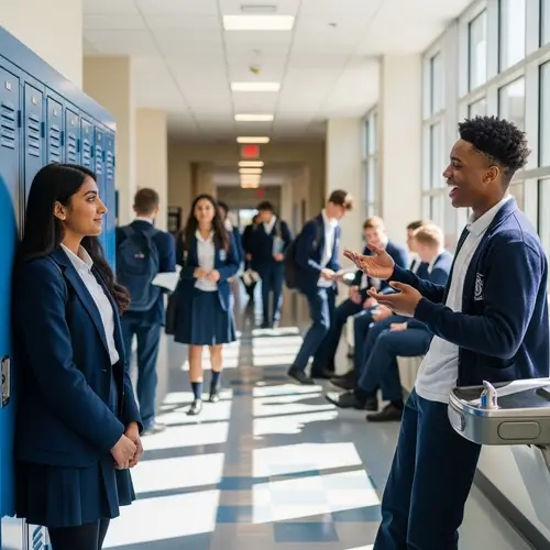 High School Unrequited Love Story: South Asian Girl Admires Black Boy