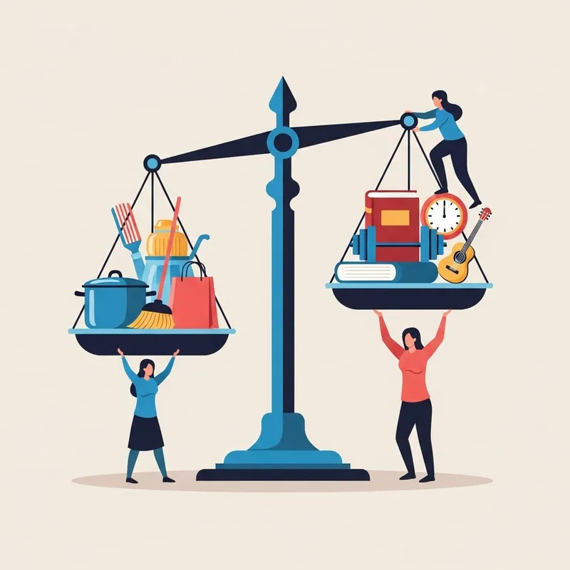 Balancing Household Chores and Personal Time: Tips & Symbols