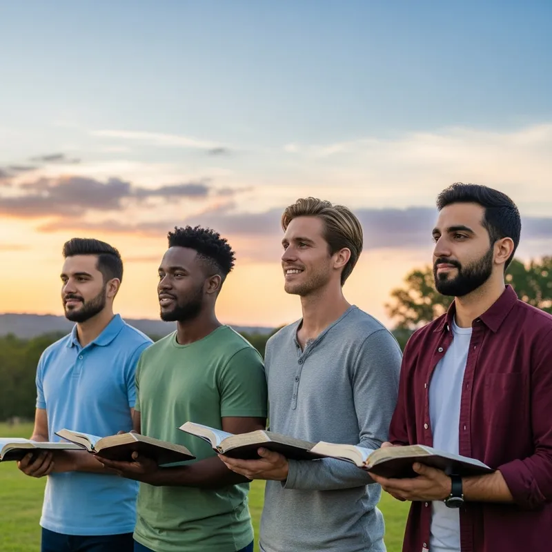 Men with the Bible: Diversity in Faith
