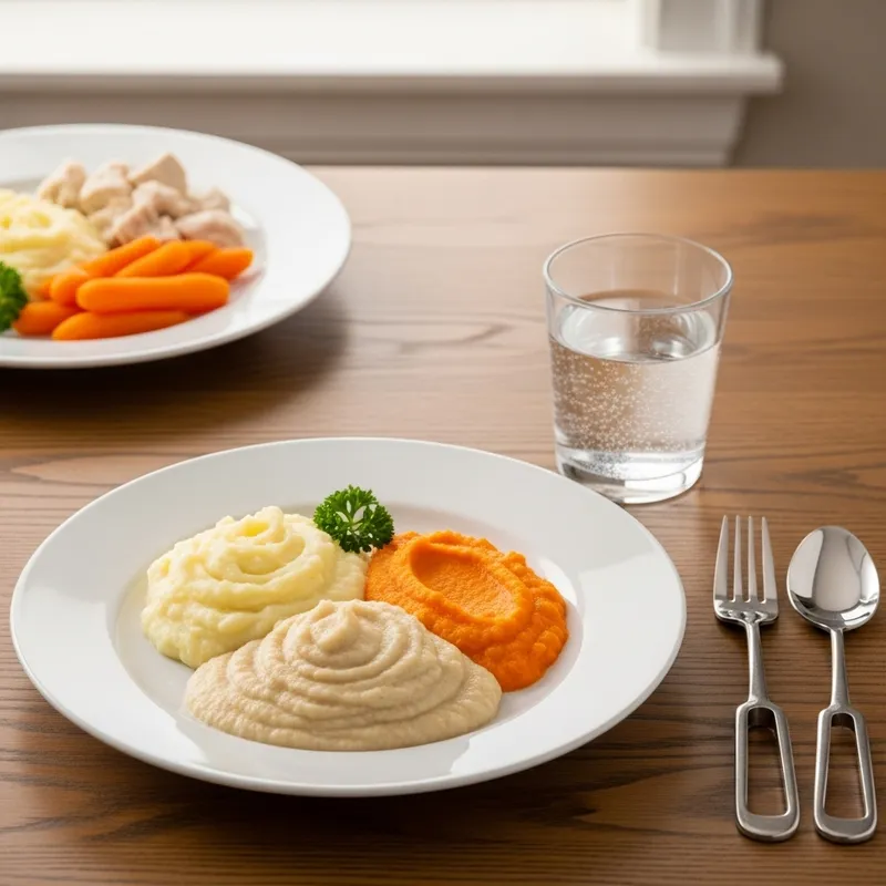 Smooth Pureed Dish: Ideal Meal for Dysphagia Individuals