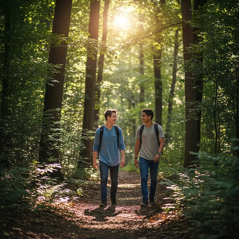 Adventure Awaits: Adam and Jason Explore the Forest