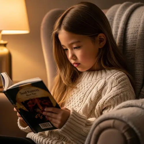 Young East Asian Girl Reading Book | Bookworm Lifestyle