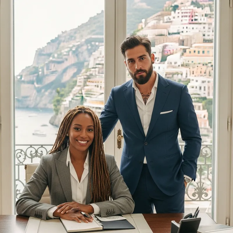 Powerful Business Partnership in Opulent Italian Villa | Amalfi Coast