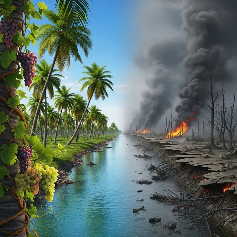 Paradise Lost: Palm Trees & Burned Rivers
