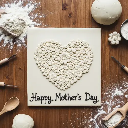 Salt Dough Pictures for Mother's Day Gifts