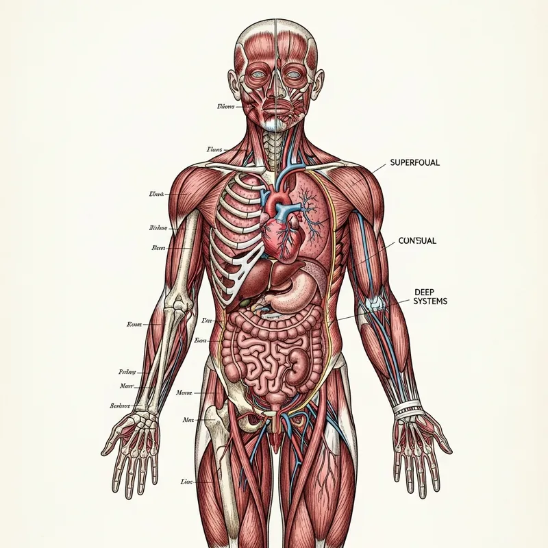 Human Body Illustration - Detailed Anatomical Depiction Human Body Illustration - Detailed Anatomical Depiction