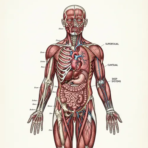 Anatomical Human Body Illustration