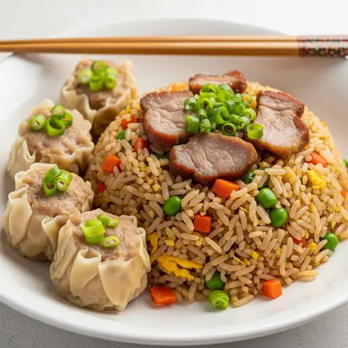 Delicious Pork Chao Fan & Siomai: Authentic Chinese Cuisine