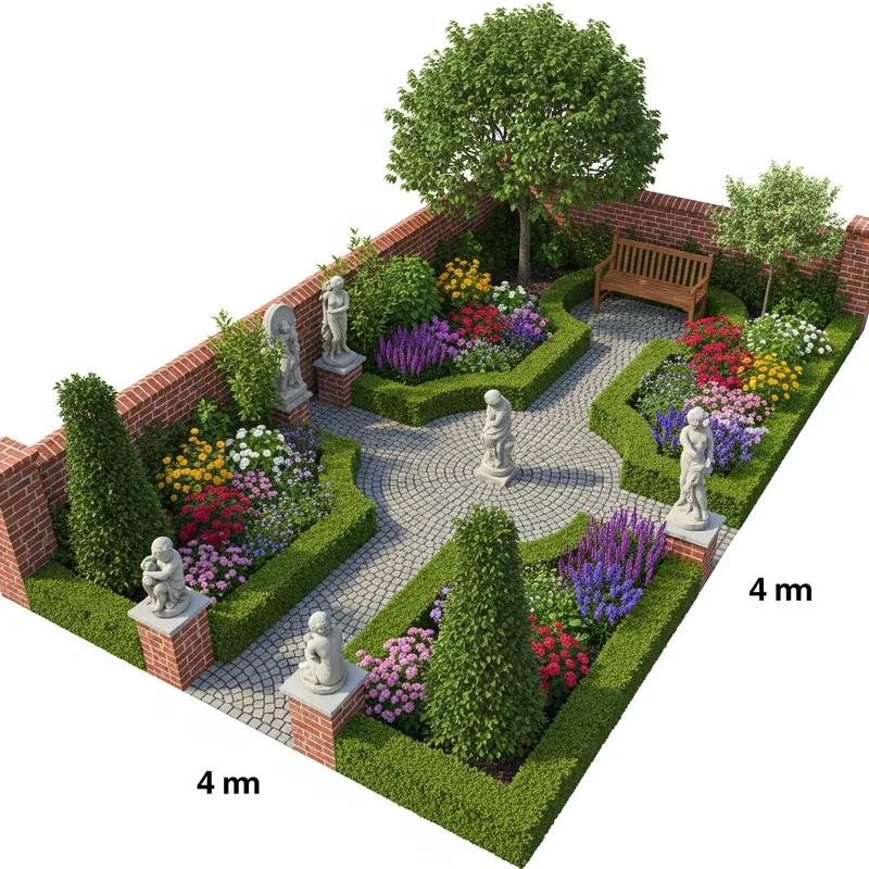 Garden Design Ideas: 7m x 4m Layout Inspiration