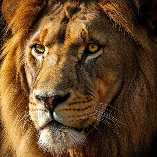Majestic Lion Photography | Vibrant Colors & Intricate Details