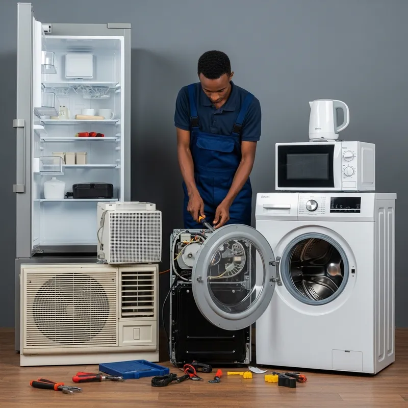 Skilled Ethiopian Home Appliance Technician