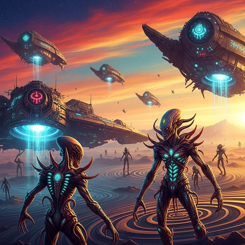 Psychedelic Alien Invasion: Extraterrestrial Encounter